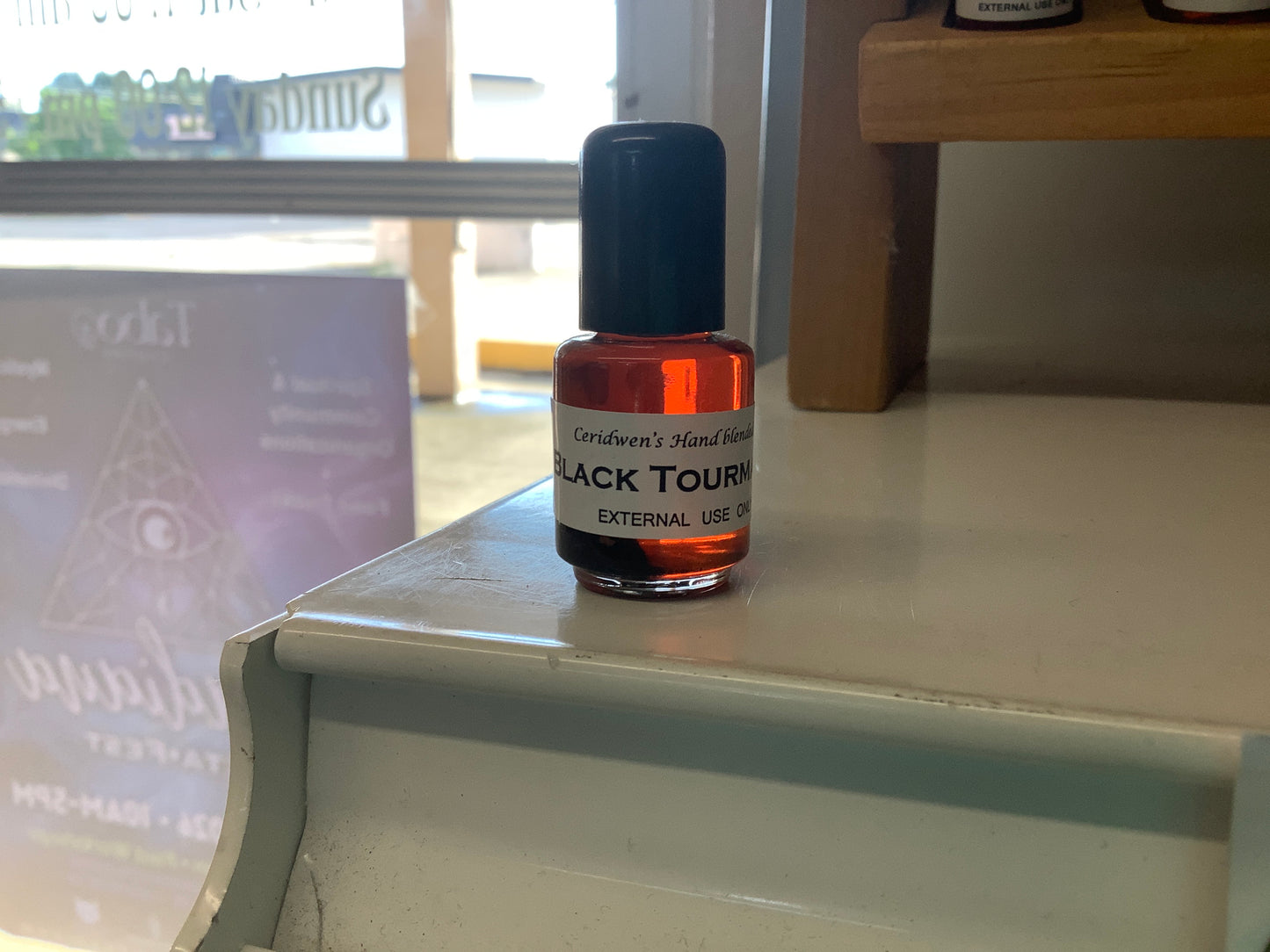 Crystal Oil Black Tourmaline - Remove Negativity, Bad Vibrations