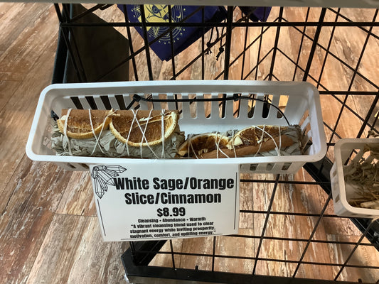 Smoke Cleanse Bundle Orange Slice/Cinnamon/Sage