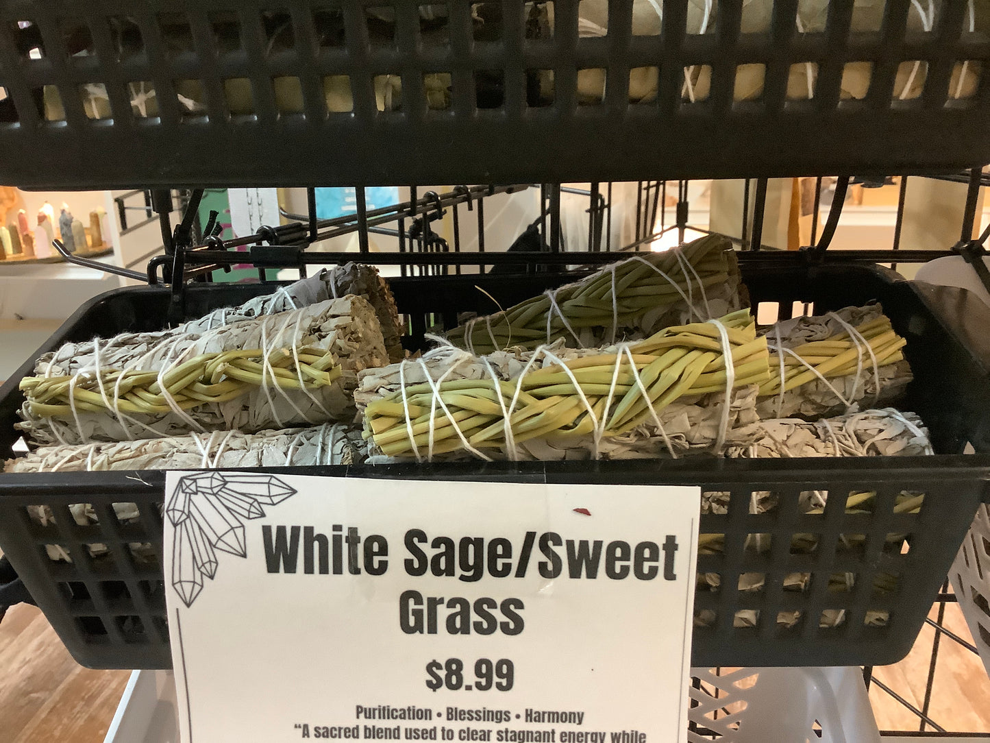 Smoke Cleanse Bundle Sweet Grass Braid/White Sage