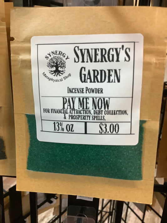 Incense Blend Ritual- Pay Me Now