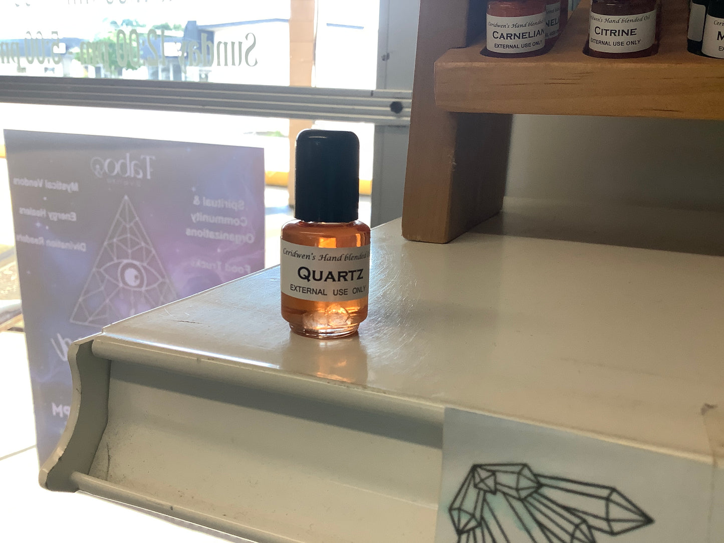 Crystal Oil Quartz - Harmonize All Chakras, Clarity of Thought
