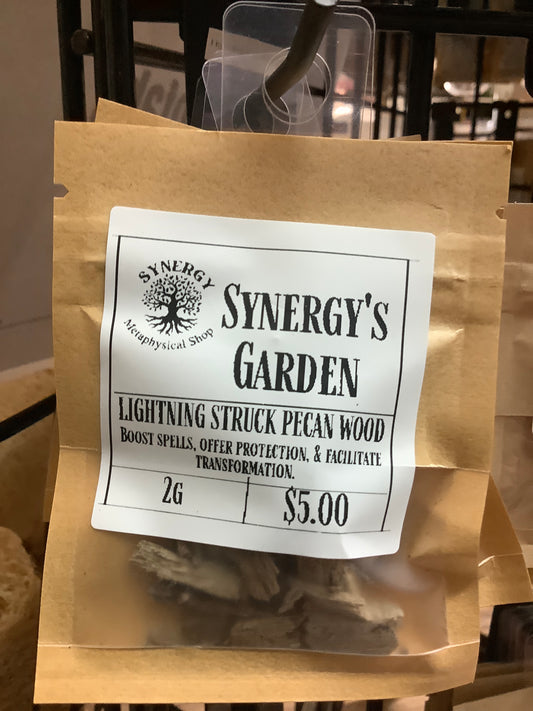 Lightning Struck Pecan Wood 2g