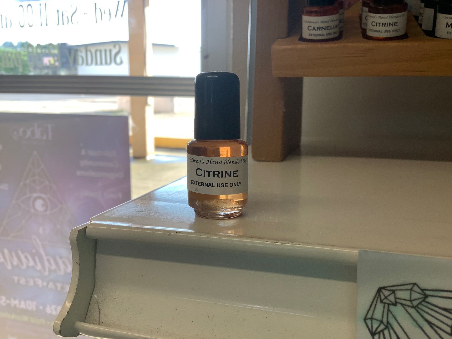 Crystal Oil Citrine - Enhance Optimistic Identity
