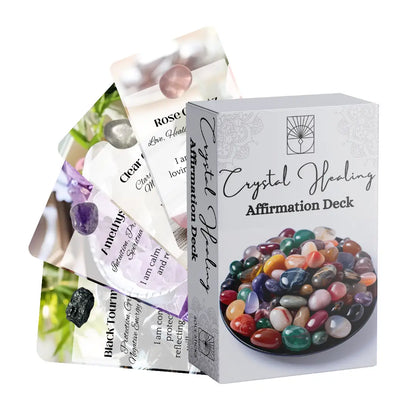 Affirmations Card Deck - Protection & Grounding, 5.5" X 3.5"