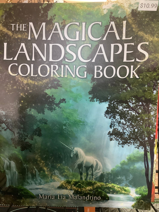 The Magical Landscapes Coloring Book