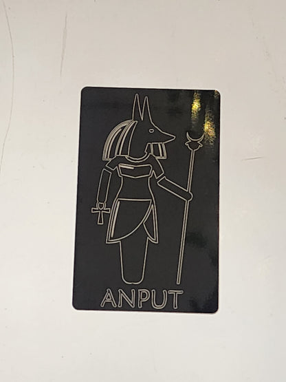 Deity Metal Cards - Egyptian Pantheon