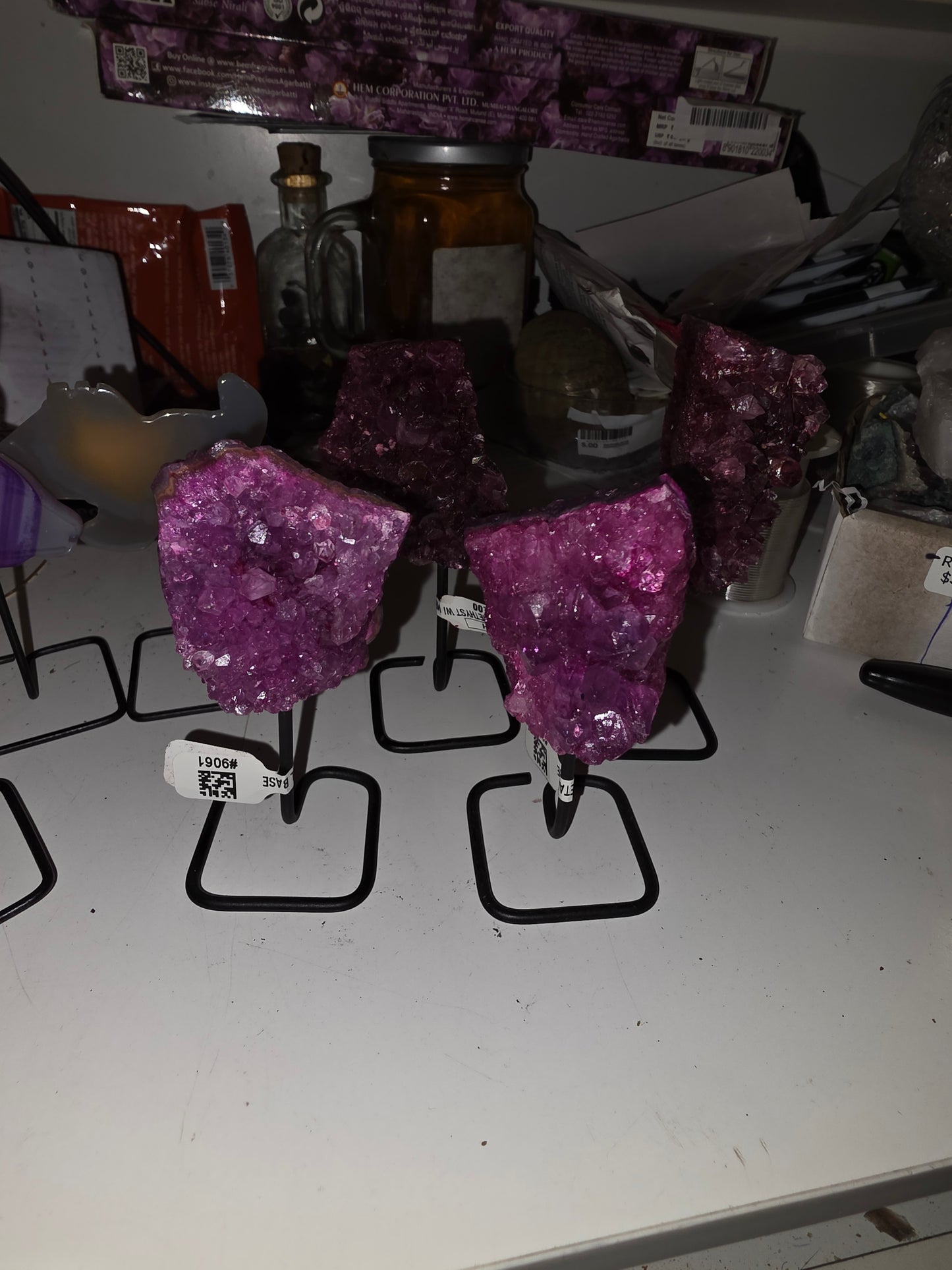 Specimen on Metal Stand