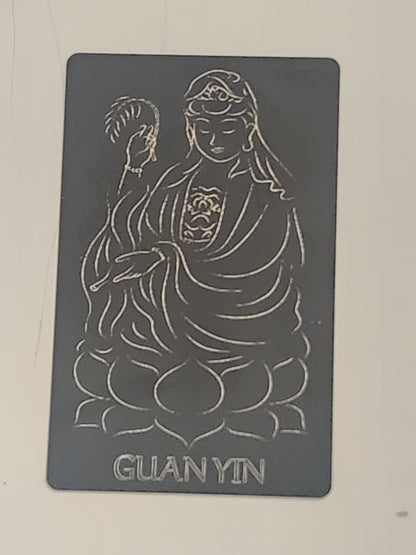 Deity Metal Cards- Buddhist Pantheon