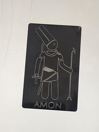 Deity Metal Cards - Egyptian Pantheon
