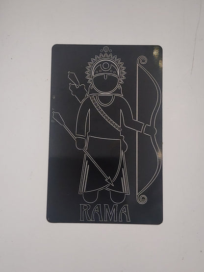 Deity Metal Cards - Hindu Pantheon