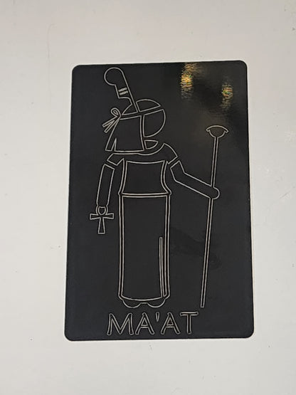 Deity Metal Cards - Egyptian Pantheon
