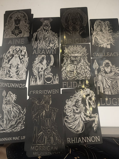 Deity Metal Cards - Celtic Pantheon