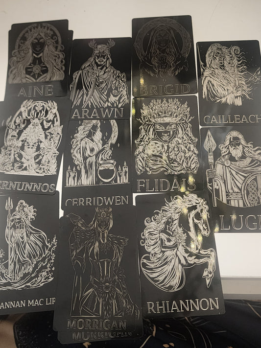 Deity Metal Cards - Celtic Pantheon
