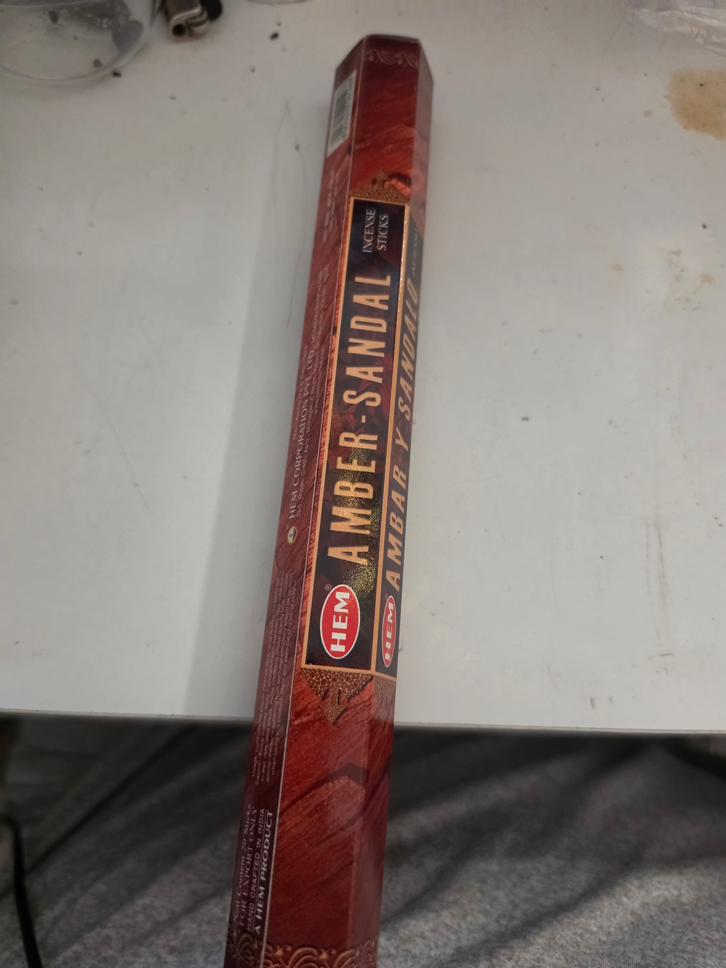HEM Incense Amber Sandalwood