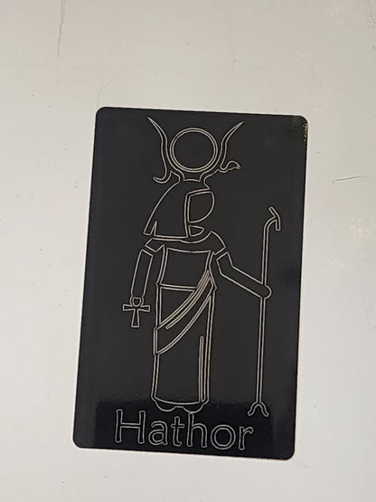 Deity Metal Cards - Egyptian Pantheon