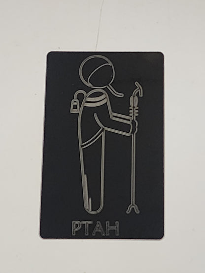 Deity Metal Cards - Egyptian Pantheon