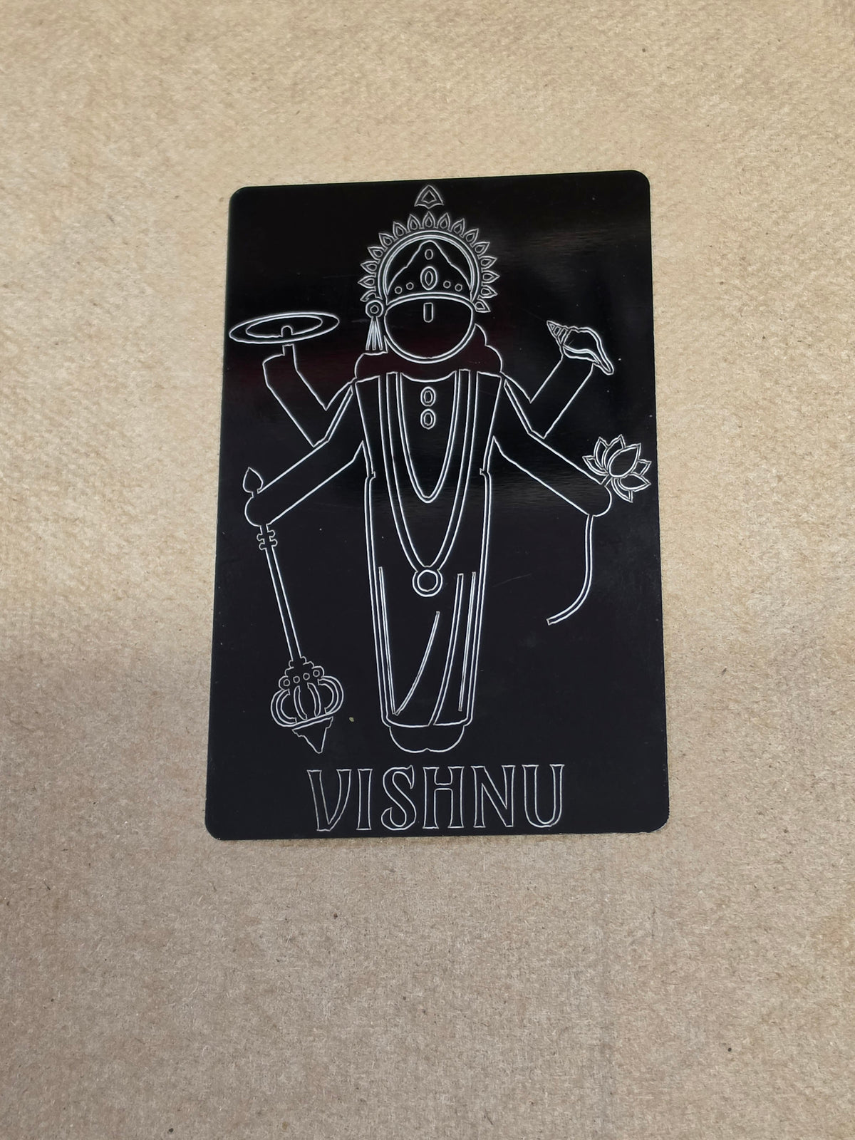 Deity Metal Cards - Hindu Pantheon