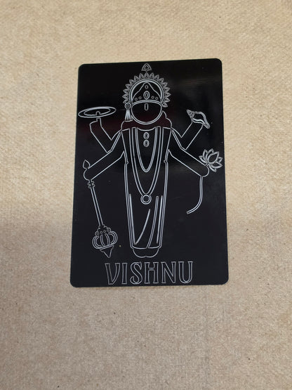 Deity Metal Cards - Hindu Pantheon