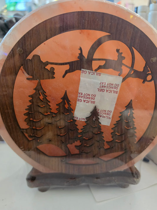 Salt Lamp Reindeer
