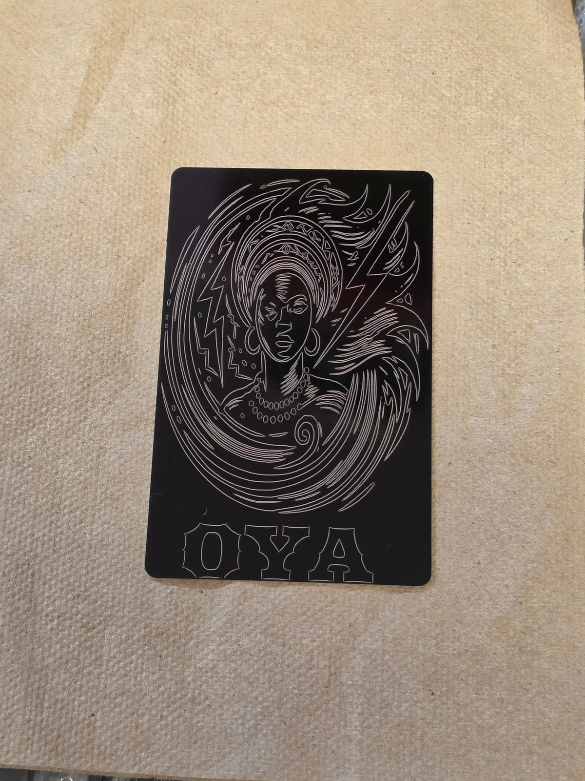Deity Metal Cards -Yoruba/Orisha Pantheon