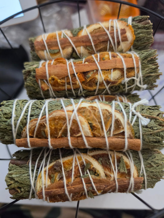 Smoke Cleanse Cedar, Orange, & Cinnamon