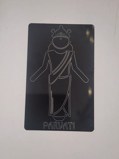 Deity Metal Cards - Hindu Pantheon