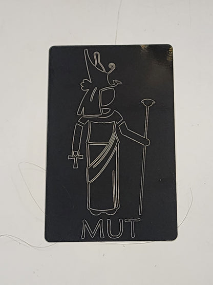 Deity Metal Cards - Egyptian Pantheon