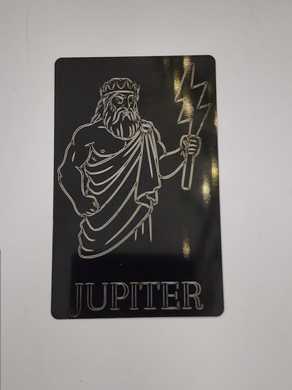 Deity Metal Cards - Roman Pantheon