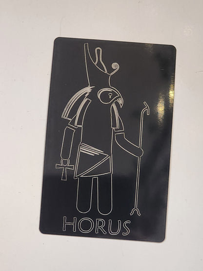Deity Metal Cards - Egyptian Pantheon