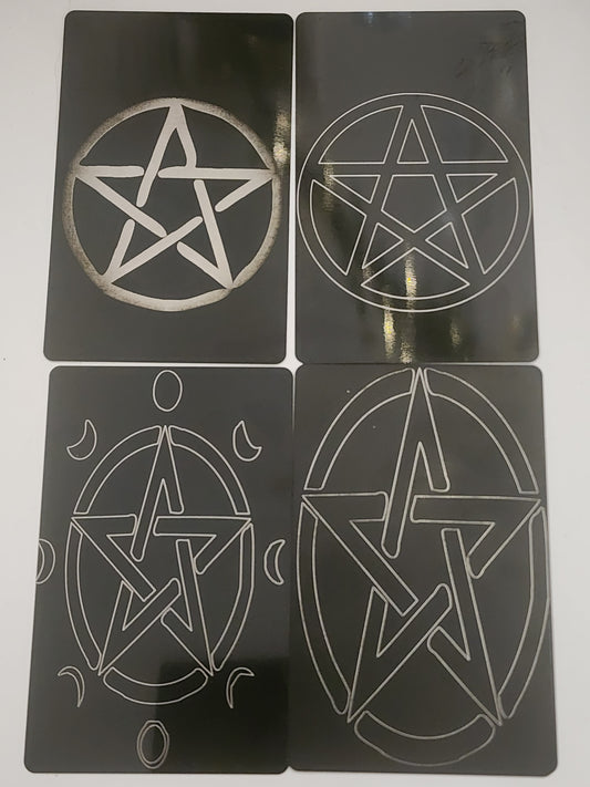 Deity Metal Cards - Occult Symbols