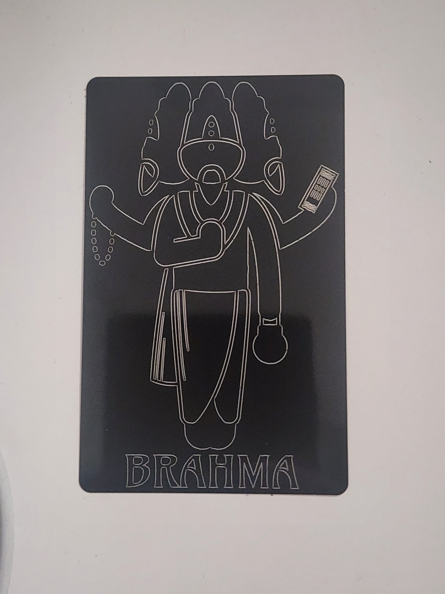 Deity Metal Cards - Hindu Pantheon