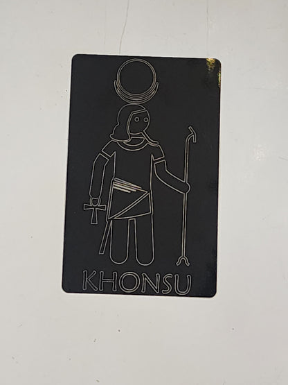 Deity Metal Cards - Egyptian Pantheon