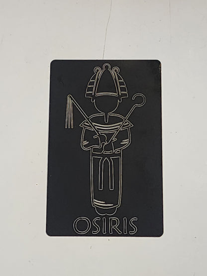 Deity Metal Cards - Egyptian Pantheon