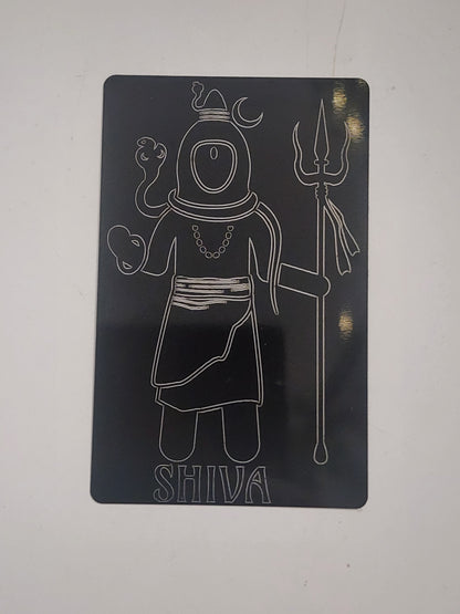 Deity Metal Cards - Hindu Pantheon