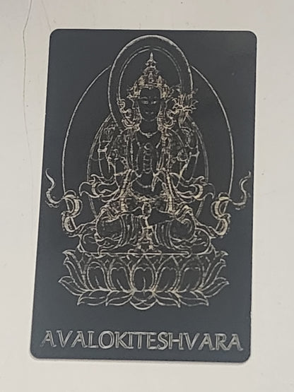 Deity Metal Cards- Buddhist Pantheon