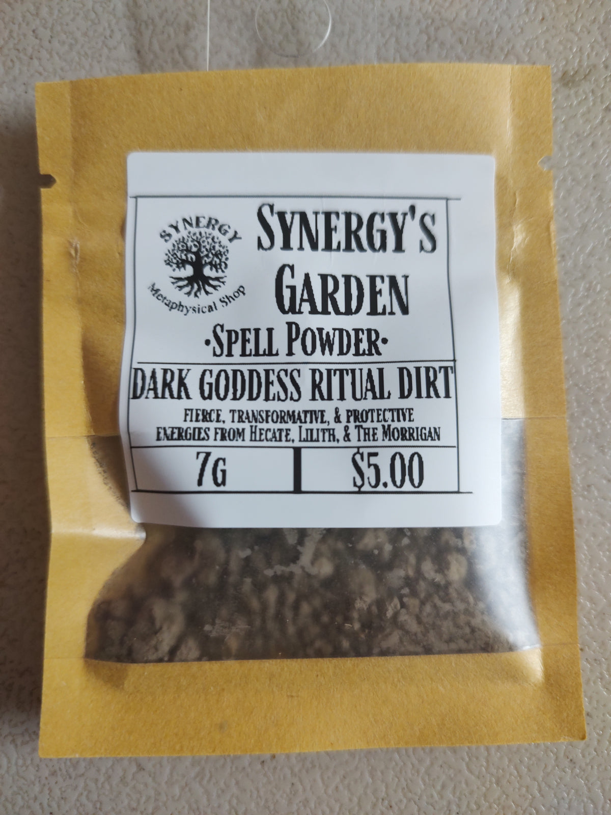 Dark goddess ritual dirt