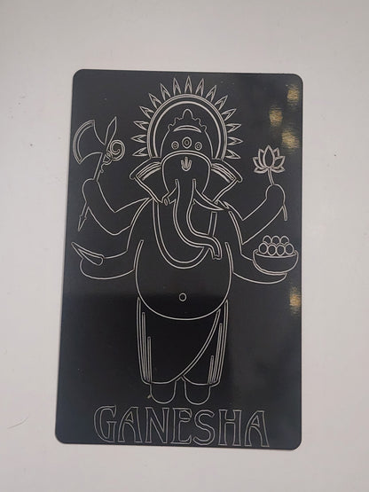 Deity Metal Cards - Hindu Pantheon