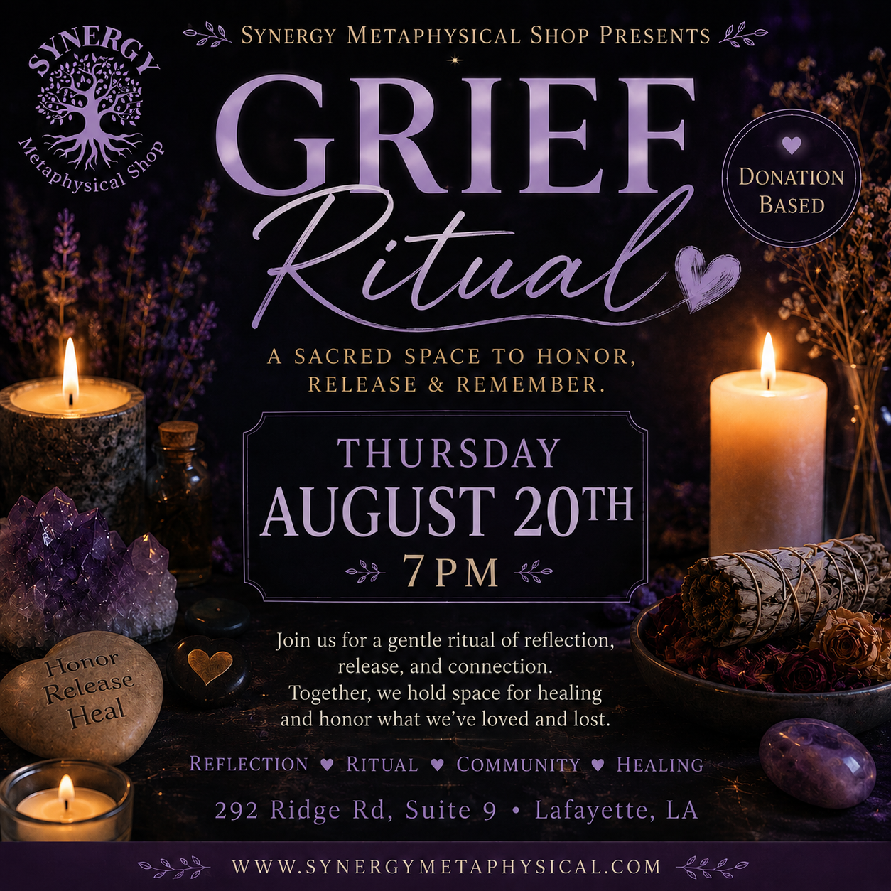 The Remembering Ritual (grief Circle)
