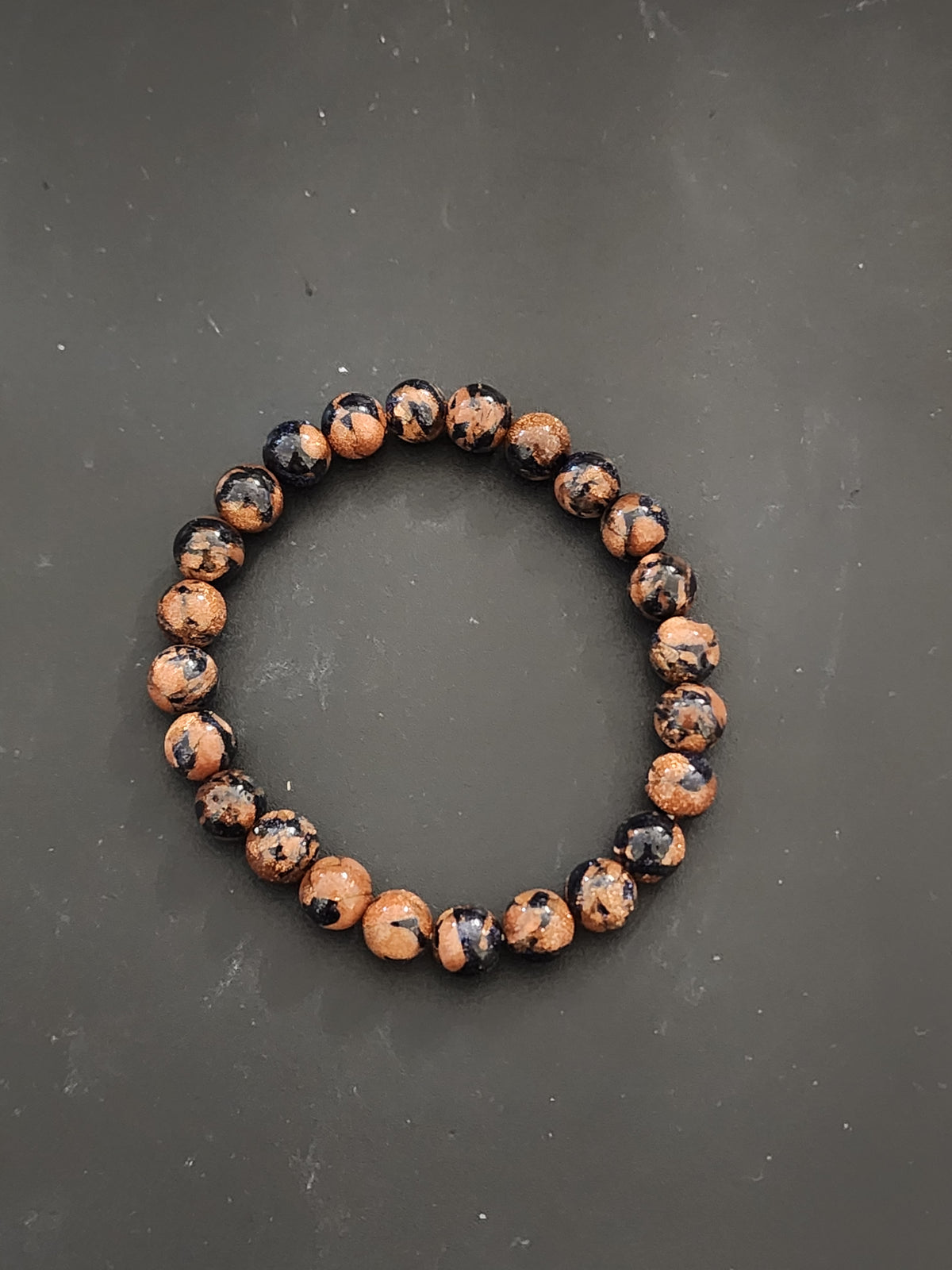Bracelet Blue & Gold Goldstone