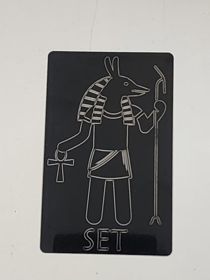 Deity Metal Cards - Egyptian Pantheon
