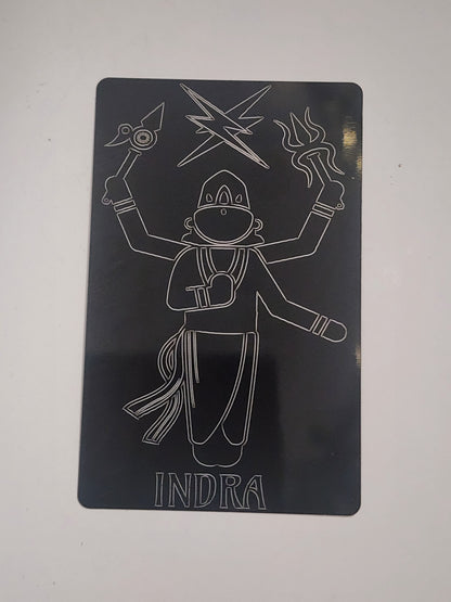 Deity Metal Cards - Hindu Pantheon