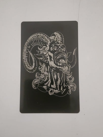 Deity Metal Cards Horned Gods
