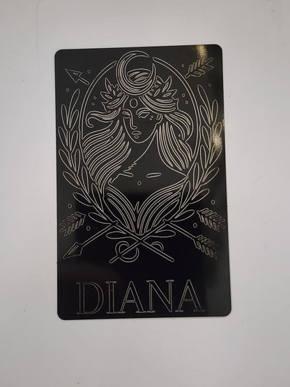 Deity Metal Cards - Roman Pantheon
