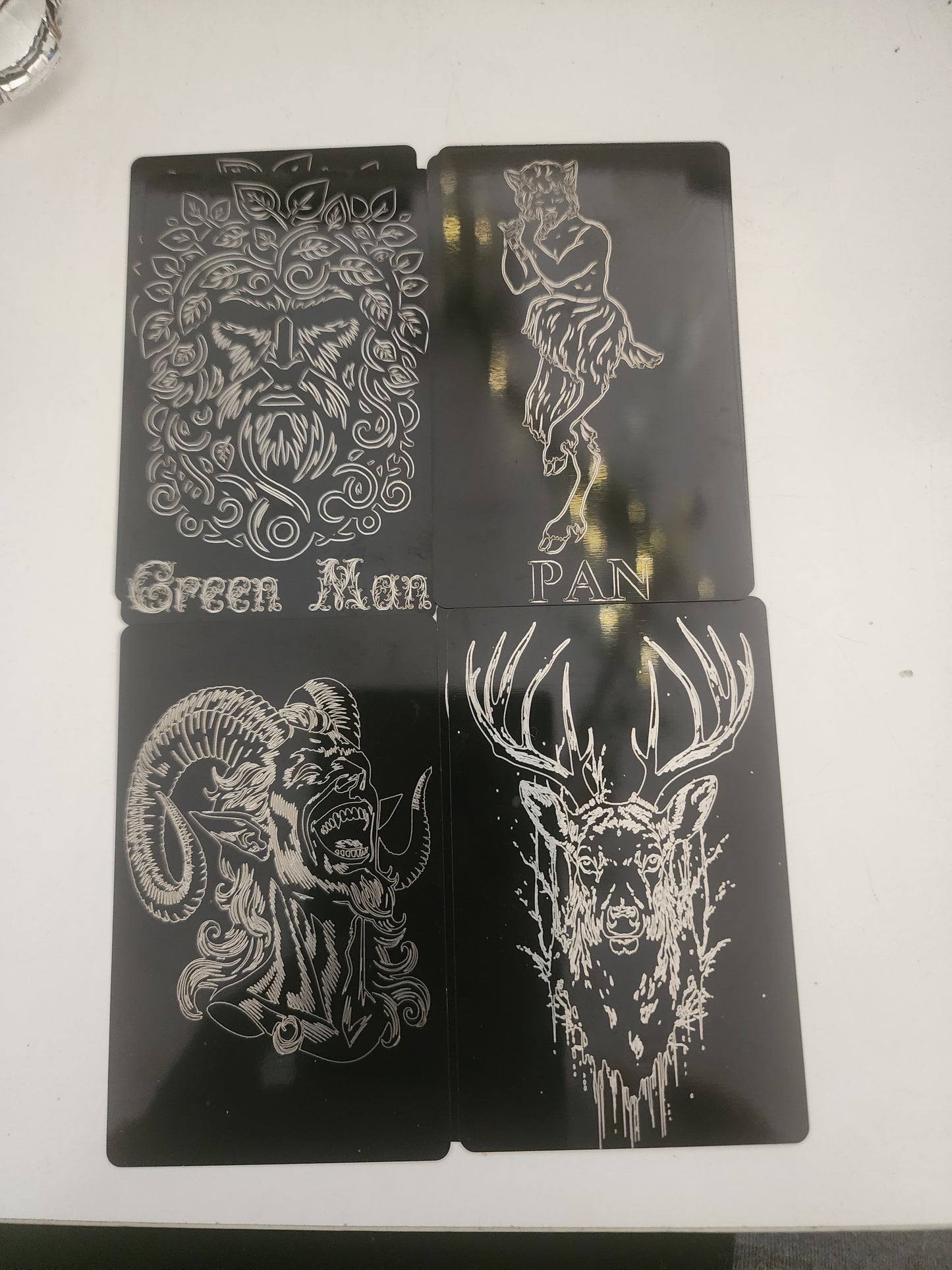 Deity Metal Cards Horned Gods