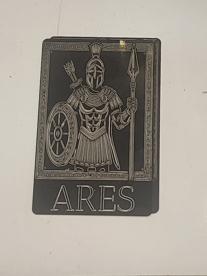 Deity Metal Cards - Greek Pantheon