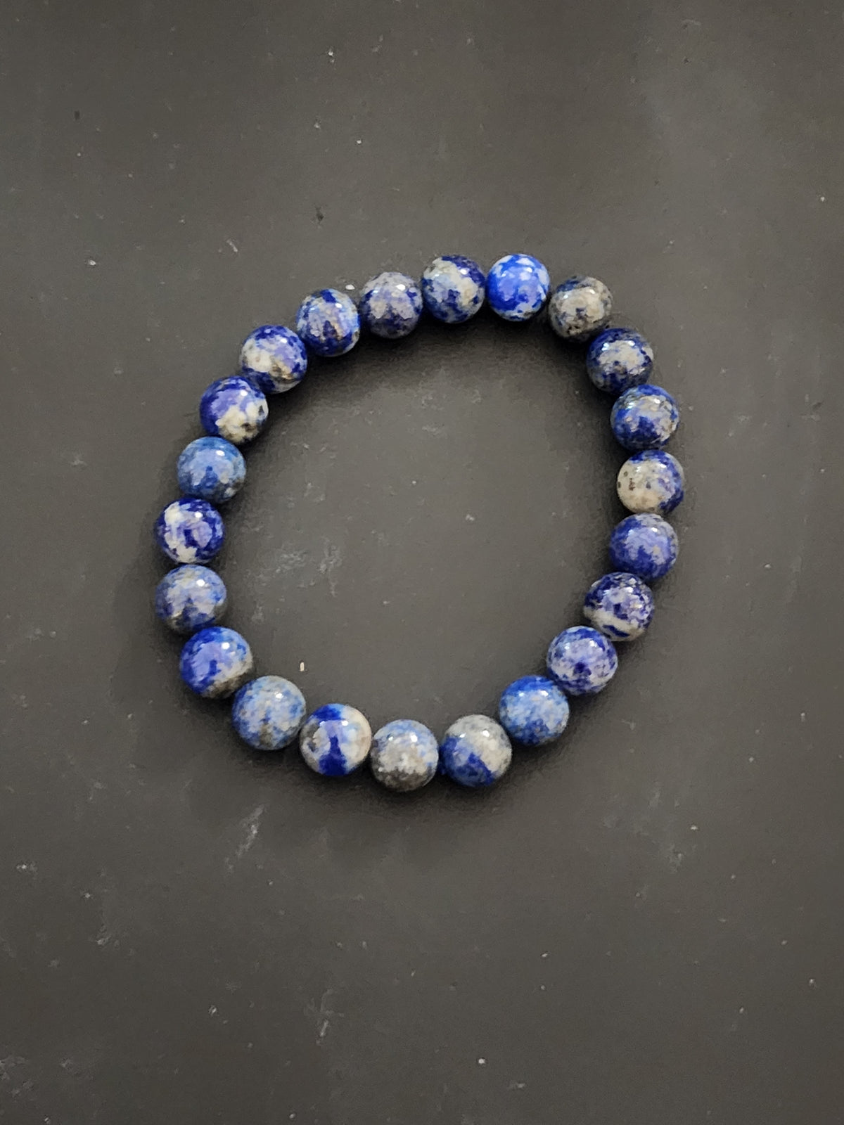 Bracelet Beaded Lapis Lazuli