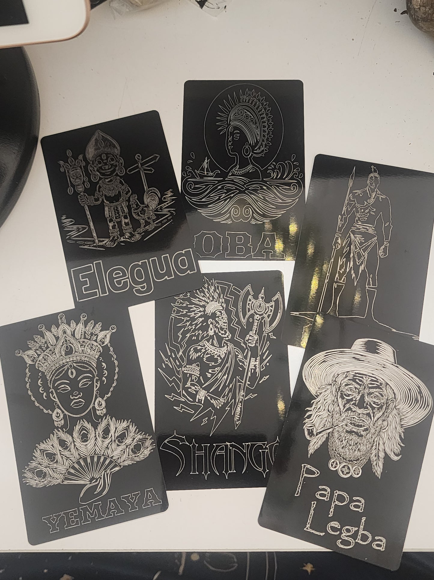 Deity Metal Cards -Yoruba/Orisha Pantheon
