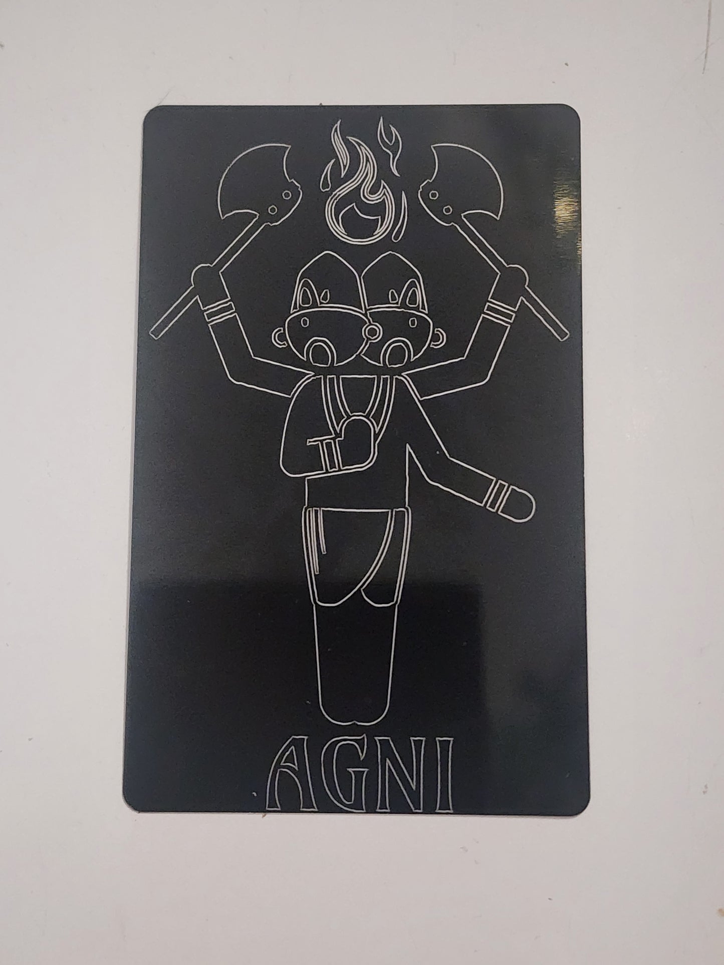 Deity Metal Cards - Hindu Pantheon
