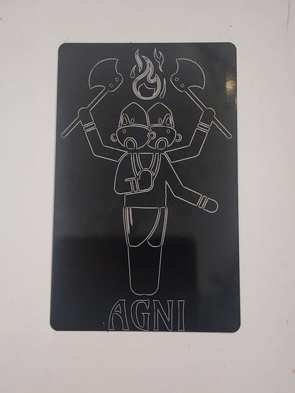 Deity Metal Cards - Hindu Pantheon
