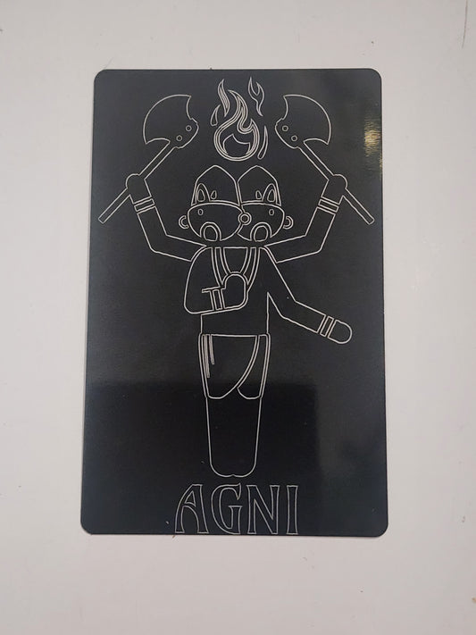 Deity Metal Cards - Hindu Pantheon